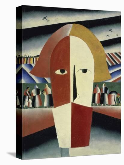 Peasant's Head, c.1928-1932-Kasimir Malevich-Premier Image Canvas