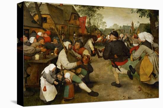 Peasants' Dance, 1568-Pieter Bruegel the Elder-Premier Image Canvas