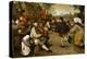 Peasants' Dance, 1568-Pieter Bruegel the Elder-Premier Image Canvas