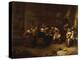 Peasants Drinking and Smoking in an Inn-Gillis Van Tilborch-Premier Image Canvas