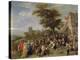Peasants Merry-Making, c.1650-David Teniers the Younger-Premier Image Canvas