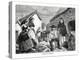 Peasants of Auvergne, France, 19th Century-null-Premier Image Canvas