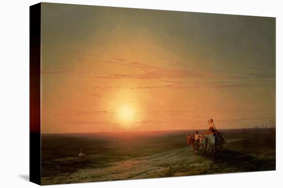 Peasants Returning from the Fields at Sunset-Ivan Konstantinovich Aivazovsky-Premier Image Canvas