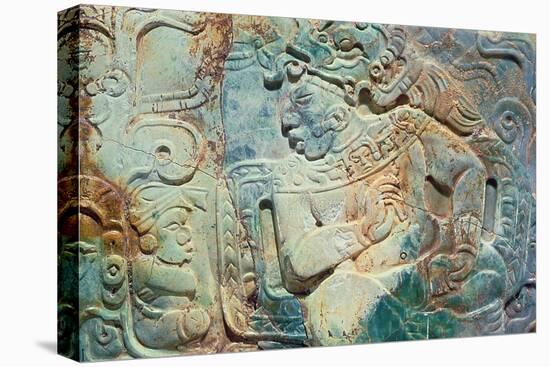 Pectoral of the King and a Courtier from Tikal-Mayan-Premier Image Canvas