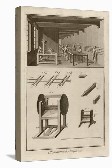 Pedal-Mill (Plate I), 1762-Denis Diderot-Premier Image Canvas