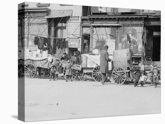 Peddlers on Hester Street-null-Premier Image Canvas