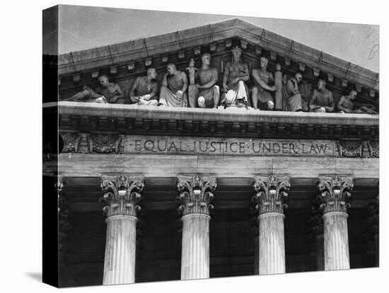 Pediment of the Supreme Court-null-Premier Image Canvas