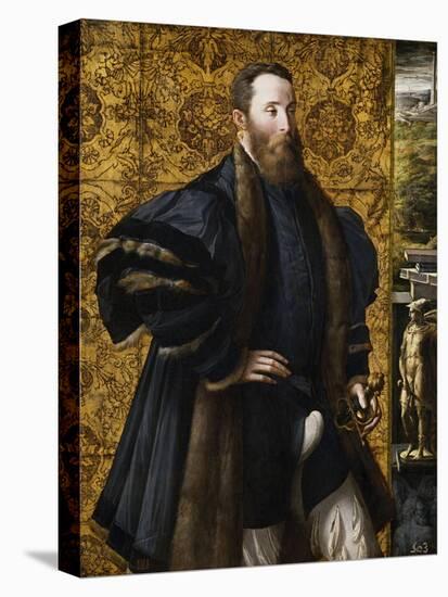 Pedro Maria Rossi, or Roscio, Count of San Segundo, 1535-1538-Parmigianino-Premier Image Canvas