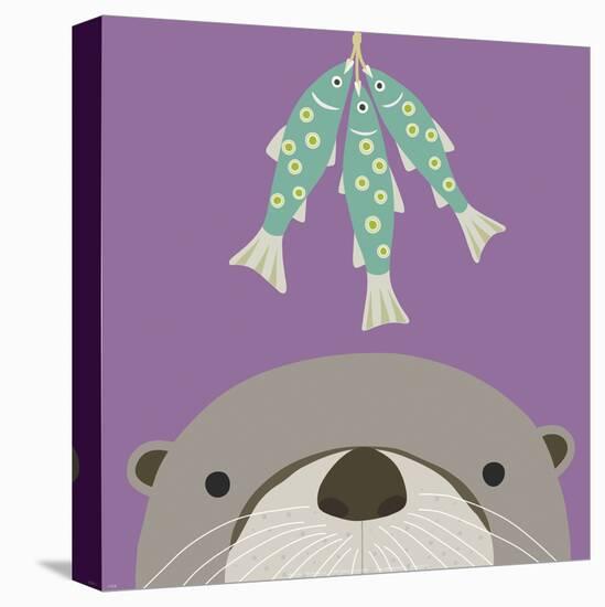 Peek-a-Boo Otter-Yuko Lau-Stretched Canvas