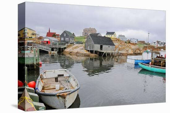 Peggy's Cove - Fishing Village-null-Stretched Canvas