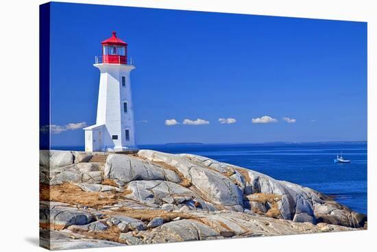 Peggy's Cove Lobster Boat-null-Stretched Canvas