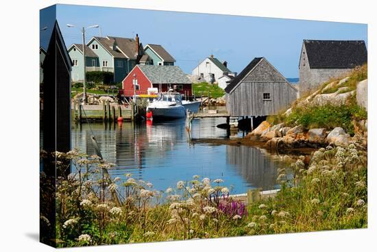 Peggy'S Cove Nova Scotia-null-Stretched Canvas