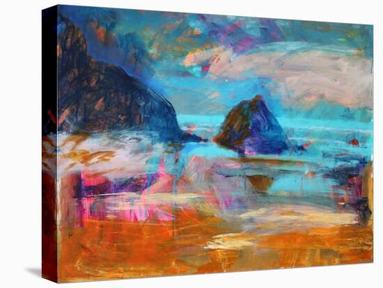 Pembroke Coast (acrylic on board, 2021)-Paul Powis-Premier Image Canvas