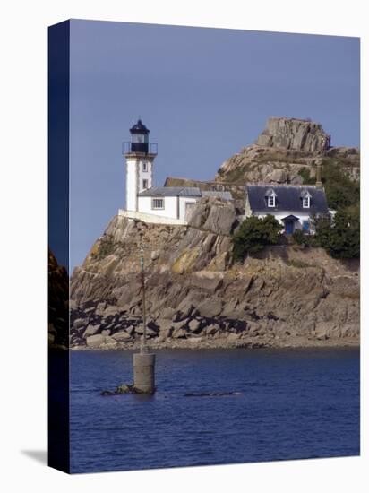 Pen Al Lann Point (Pointe De Pen-Al-Lann) Lighthouse, Carentec, Finistere, Brittany, France-David Hughes-Premier Image Canvas