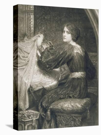 Penelope, Engraved by Norman Hirst (1862-C.1955) Pub. by Frost and Reed, 1903 (Mezzotint)-Frank Bernard Dicksee-Premier Image Canvas