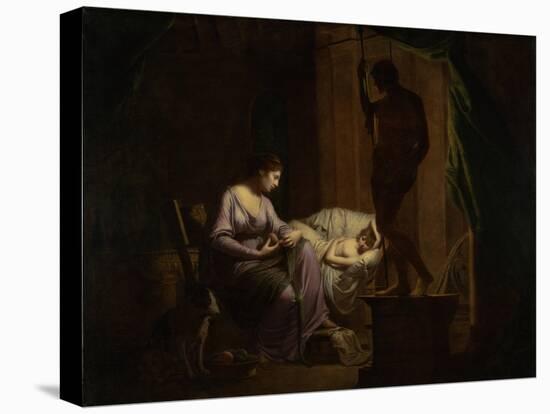 Penelope Unraveling Her Web, 1783-4-Joseph Wright of Derby-Premier Image Canvas