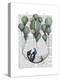 Penguin in Hammock Balloon-Fab Funky-Stretched Canvas