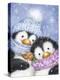 Penguins with Robin-MAKIKO-Premier Image Canvas