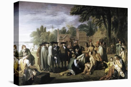 Penn's Treaty with the Indians-Benjamin West-Premier Image Canvas