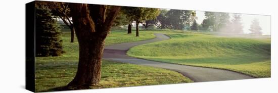 Pennsylvania, Ace Center Golf Course, Empty Walkway in the Golf Course-null-Premier Image Canvas