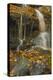 Pennsylvania, Delaware Water Gap NRA. Waterfall over Rocks-Jay O'brien-Premier Image Canvas