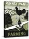 Pennsylvania Farming Weathervane-null-Premier Image Canvas