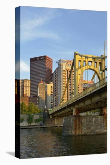 Pennsylvania, Pittsburgh. Andy Warhol Bridge over the Allegheny River-Kevin Oke-Premier Image Canvas