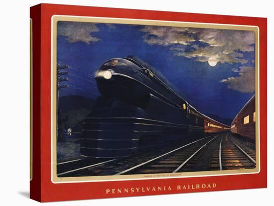 Pennsylvania Railroad, Leaders of the Fleet of Modernism by Grif Teller-null-Premier Image Canvas