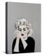 Pensive Marilyn with Pearls, 2017-Susan Adams-Premier Image Canvas