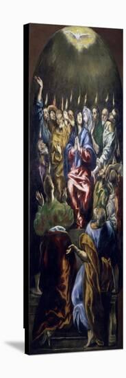 Pentecost, Panel from Altarpiece Commissioned for the Colegio De Dona Maria De Aragon in Madrid-El Greco-Premier Image Canvas