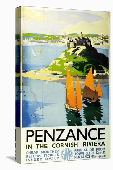 Penzance in the Cornish Riviera, c.1935-Frank Sherwin-Premier Image Canvas