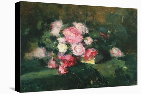 Peonies, 1875 (Oil on Canvas)-Albert-Charles Lebourg-Premier Image Canvas