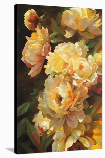 Peonies for Springtime-Emma Styles-Stretched Canvas
