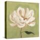 Peony on Olive II-Emma Scarvey-Stretched Canvas