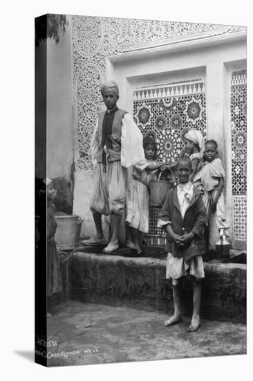 People at a Well, Casablanca, Morocco, C1920S-C1930S-null-Premier Image Canvas