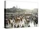 People at Eminonu Square in the Old Town, Istanbul, Turkey, Europe-Levy Yadid-Premier Image Canvas