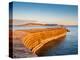 People at the end of The Cobb enjoying the evening light, Lyme Regis, Dorset, England-Jean Brooks-Premier Image Canvas