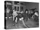 People Bowling at New Duckpin Alleys-Bernard Hoffman-Premier Image Canvas