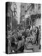 People Buying Bread in the Streets of Naples-Alfred Eisenstaedt-Premier Image Canvas