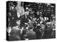 People Crowding the Stock Exchange Building-Charles E^ Steinheimer-Premier Image Canvas