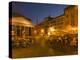 People Dining at Outside Restaurant Near the Pantheon, Rome, Lazio, Italy, Europe-Angelo Cavalli-Premier Image Canvas