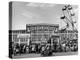 People Entering Coney Island Amusement Park-Ed Clark-Premier Image Canvas