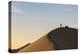 People in silhouette on Khongor sand dunes in Gobi Gurvan Saikhan National Park, Sevrei district, S-Francesco Vaninetti-Premier Image Canvas