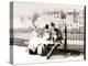 People on a Bench, Rotterdam, 1898-James Batkin-Premier Image Canvas