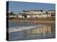 People on the Beach at Portrush, County Antrim, Ulster, Northern Ireland, United Kingdom, Europe-Charles Bowman-Premier Image Canvas