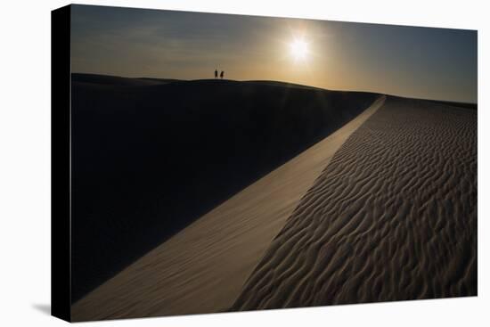 People on the Sand Dunes in Brazil's Lencois Maranhenses National Park-Alex Saberi-Premier Image Canvas