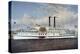 People's Line - Hudson River, from 'The Palace Steamers of the World' Series-Currier & Ives-Premier Image Canvas