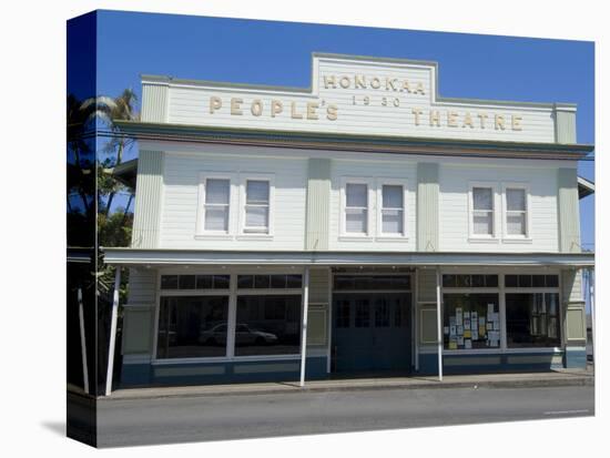 People's Theatre, Honokaa, Island of Hawaii (Big Island), Hawaii, USA-Ethel Davies-Premier Image Canvas