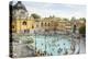 People Soaking and Swimming in the Famous Szechenhu Thermal Bath, Budapest, Hungary-Kimberly Walker-Premier Image Canvas