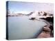 People Swim in the Blue Lagoon Spa in Grindavik, Iceland-null-Premier Image Canvas